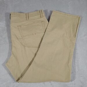 U.S. Polo Assn Khaki Chino Pants Men‎ 42x29.5 Tan Stretch Preppy Comfort Casual